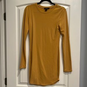 Long sleeve body con dress